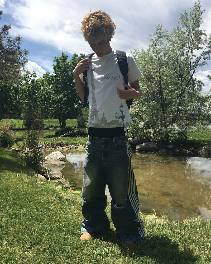 "Paris" Watercolor Tee