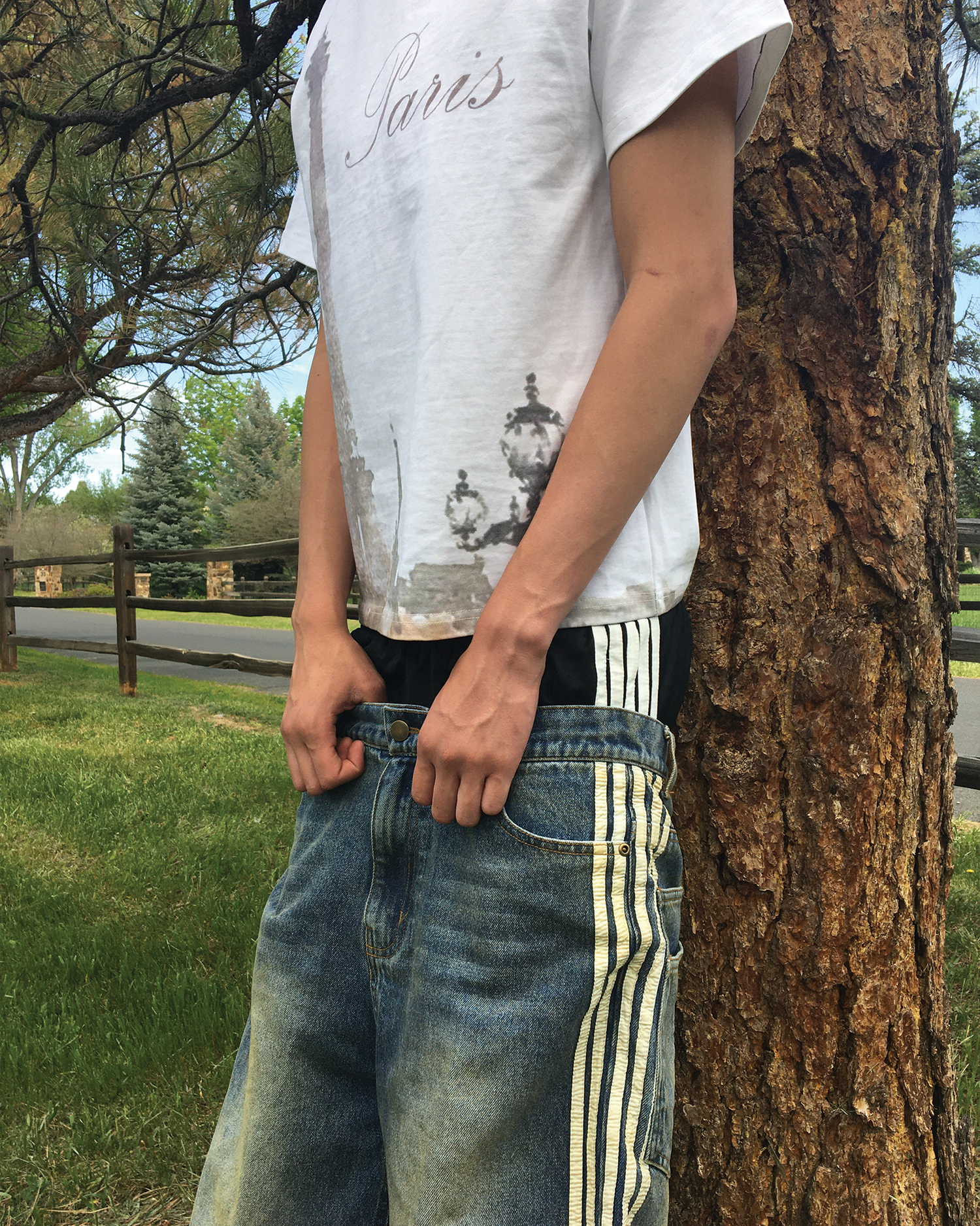 "Paris" Watercolor Tee