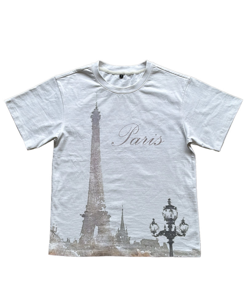 "Paris" Watercolor Tee